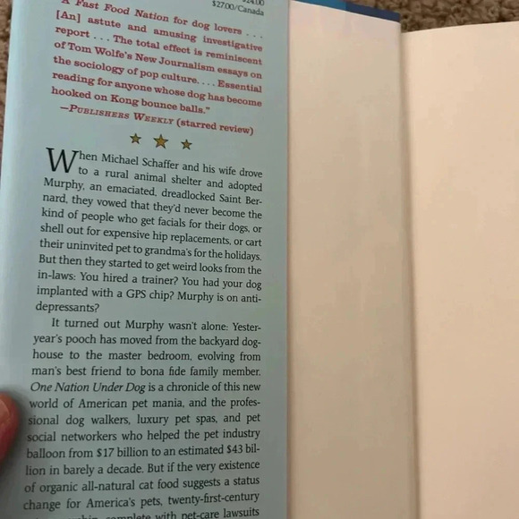 EUC Novel hardback One Nation Under Dog - Picture 2 of 9